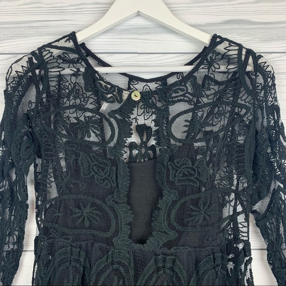 Free People Jens Pirate Booty Lace Dress Small - Picture 7 of 8